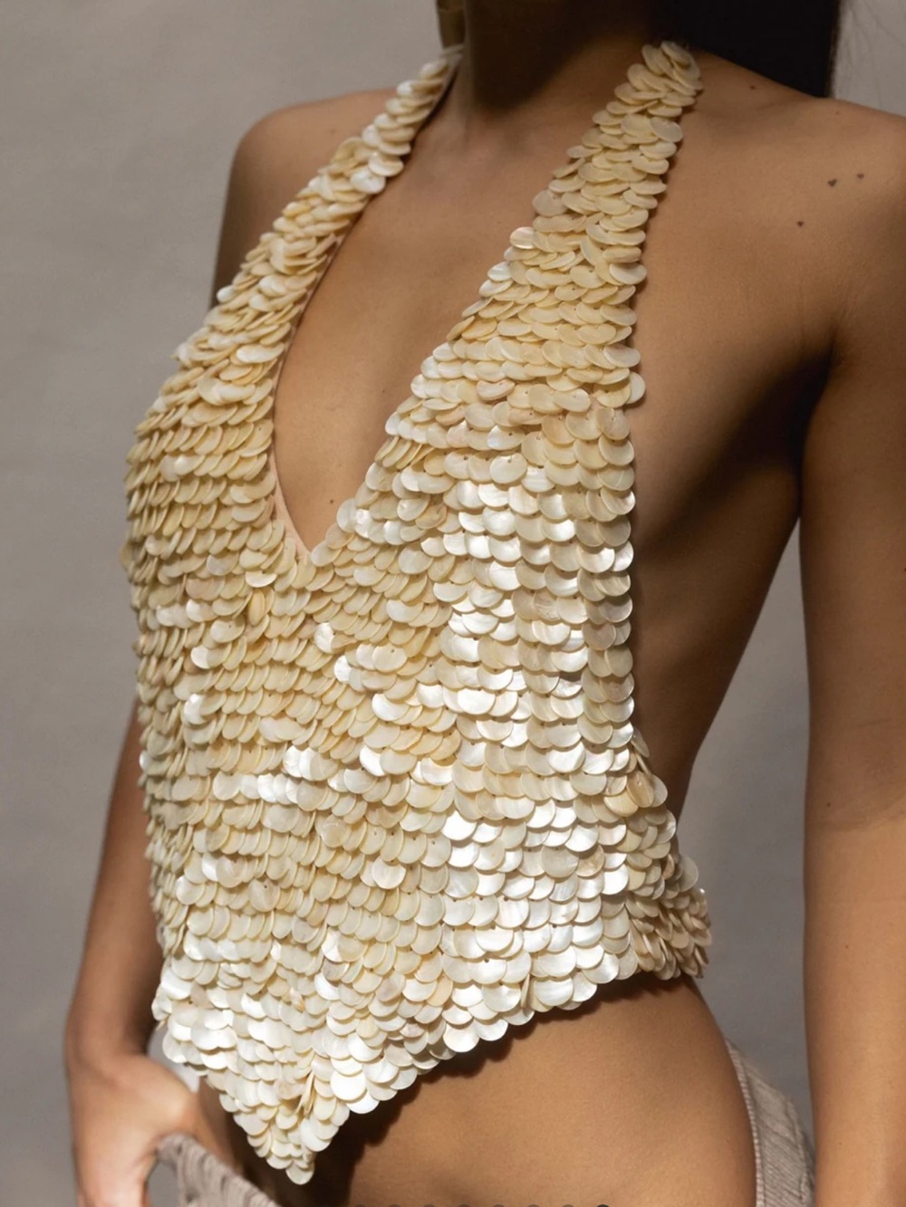 Akua Swim Shell Halter Top